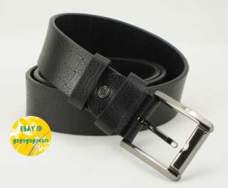 shorten the belt material second layer genuine leather color black