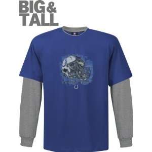   Colts Big & Tall Helmet Long Sleeve 2 Fer Shirt
