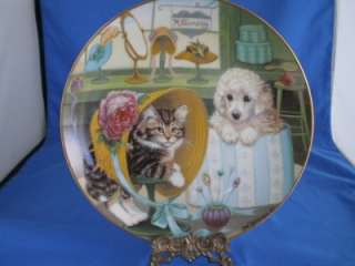 PURRFECT FIT   LITTLE SHOPKEEPERS PLATE   GRE GERARDI  