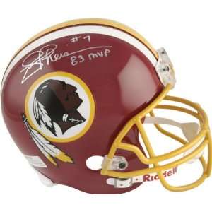  Joe Theismann Autographed Helmet  Details Washington 
