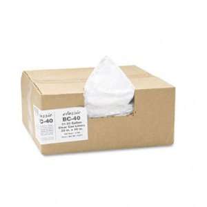 Clear Low Density Can Liners, 31 33 gal, .6 mil, 33 x 39, Clear, 250 