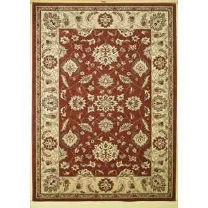  Concord Global Chester Oushak Red 5 3 Round Area Rug 