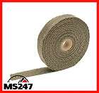   EXHAUST PIPE WRAP 1 x 50 MOTORCYCLE HEADER INSULATION DEI 010126