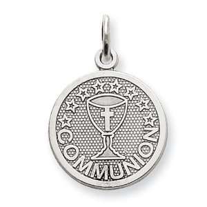  Communion Charm in 14k White Gold Jewelry