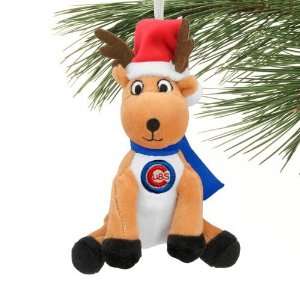Chicago Cubs Plush Reindeer Ornament 