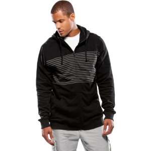  Stripe Fleece Mens Hoody Zip Fashion Sweatshirt/Sweater w/ Free 