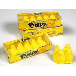 Marshmallow Peeps assorted Chicks 25 Count (5 Count Pack of 5)  