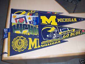 Michigan Wolverines Pennants NCAA College Pennant Lot  