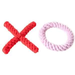  Mascot TOY005XO 04 Hugs   Kisses Rope Toy   Red   Pink 