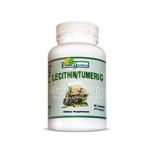  Lecithin/Turmeric 500mg 90 capsules Health & Personal 