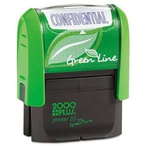  Stamp 035346 2000 Plus Green Line Message Stamp Confidential 