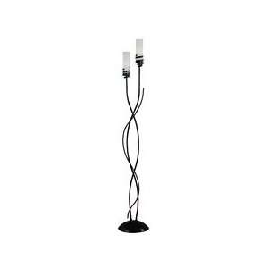 Lite Source LS 81005 Espiral 2 Lite Floor Lamp, Dark Bronze with 