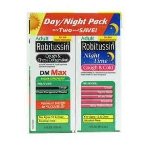 Robitussin Adult Cough & Chest Congestion + Cough & Cold Day & Night 