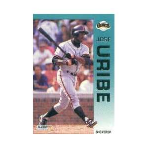  1992 Fleer #649 Jose Uribe