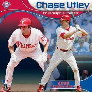  Chase Utley Philadelphia Phillies 2008 Wall Calendar 