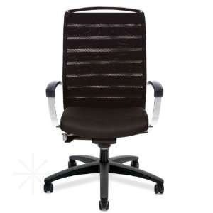  Conte Knit Back Conference Chair with Black Frame Office 