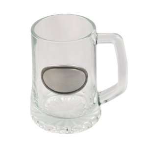  Visol Vardon 10oz Glass Mug with Pewter Engraving Plate 