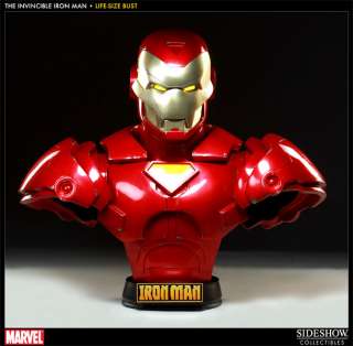   Iron Man   Invincible Iron Man Life Size Bust Comic Ver.  
