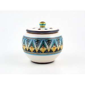   Ceramic Garlic Jar Vario F3   Handmade in Deruta
