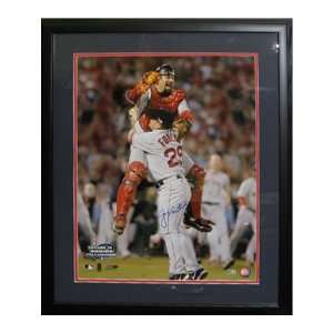  Jason Varitek Boston Red Sox Framed Autographed 16x20 