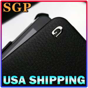 SGP iPhone 4S Gariz Edition Leather Case Black [PL_IP4G1]  