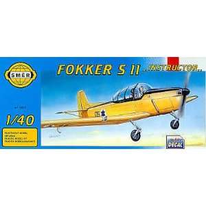  Smer 1/40 Fokker S11 Instructor Aircraft Toys & Games
