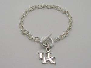 Kentucky Wildcats Silver Toggle Bracelet Jewelry UK  