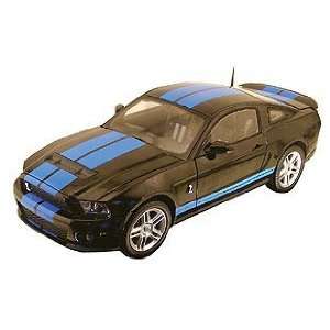  Replicarz CS11812 10 Ford Shelby GT500 in Black with Blue 