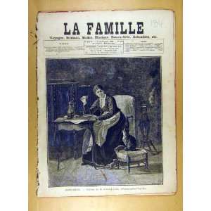  1884 Painting Convoitise Leleu French Print Fine Art