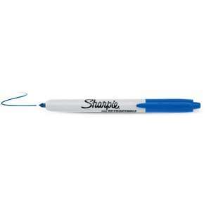  Sharpie Retractable Markers blue fine tip