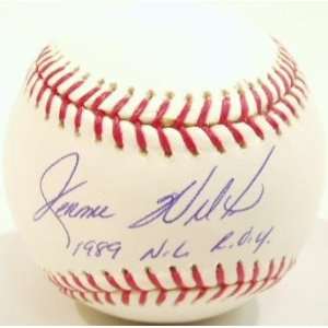  Jerome Walton Autographed Ball   Official w1989 NL ROY 