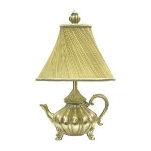  Sterling Industries 93 465 Gilt Teapot Table Lamp