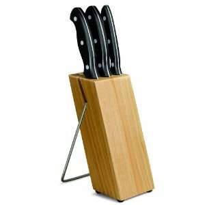   Paperstone Handle, Rubberwood Block and Stand (Black) Sports