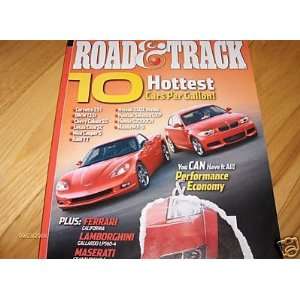  ROAD TEST 2008 Jaguar XKR Road & Track Magazine 