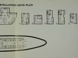 Deck Plan K Lines Hellenic Cruise Ship CONSTELLATION  