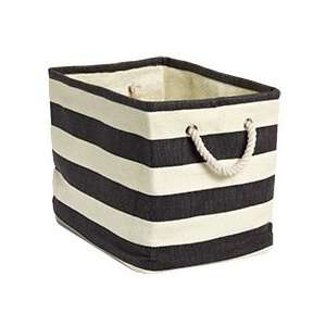  The Container Store Rugby Stripe Bin