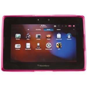  Flexible Plastic TPU Tablet Protector Cover Case Hot Pink 