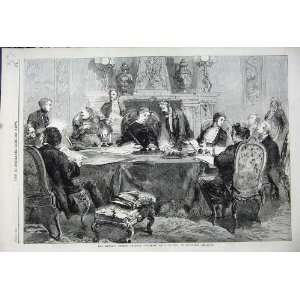   1859 Empress Regent Eugenie Council Ministers Meeting