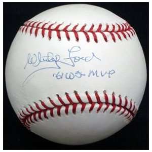  Whitey Ford Autographed Ball   61 WS MVP 