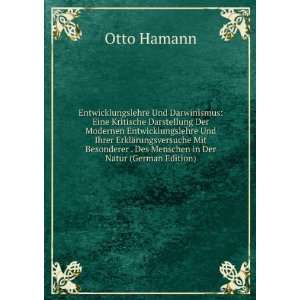   Menschen in Der Natur (German Edition) Otto Hamann  Books