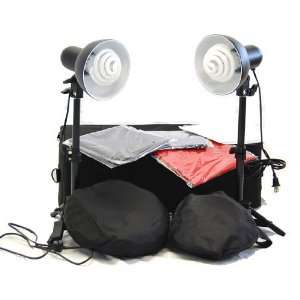   Photography Studio Lighting Tent Kit   2 Tents, 2 Light Kits, 1 Case
