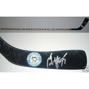 Sergei Gonchar Signed Pittsburgh Penguins Stick Proof