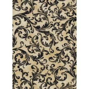   Court Acanthus Scroll Beige by the Half Yard Arts, Crafts & Sewing