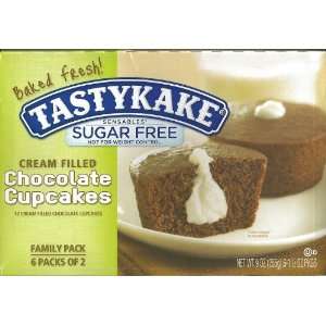 Tastykake Sugar Free Chocolate Cream Filled Cupcakes 12 Cupcakes Per 