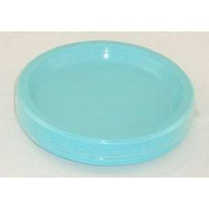 Spa Blue 10 Plastic Plate   20 Ct Pk 