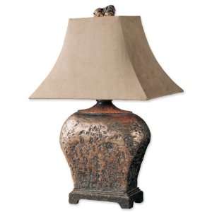  Xander Silver Leaf Finish Table Lamp