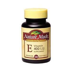  Nature Made Vitamin E 400 IU Dl Alpha 100 Tablets Health 
