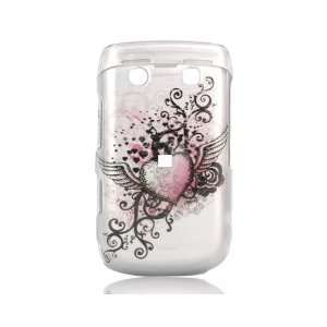   Shell for Blackberry 9700 DG (Grunge Heart) Cell Phones & Accessories