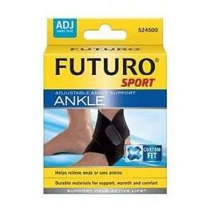  Futuro Sport Adjustable Neoprene Ankle Brace Black (Fut52 
