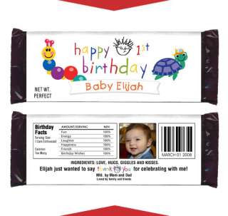 BABY 1st First Birthday Party Favors Candy Wrappers  